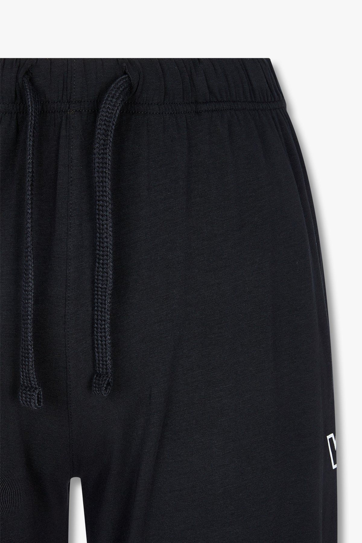 엠포리오 아르마니 언더웨어(EMPORIO ARMANI UNDERWEAR) 남성 아웃라인 이글 라운지 조거 팬츠_블랙 0814332026