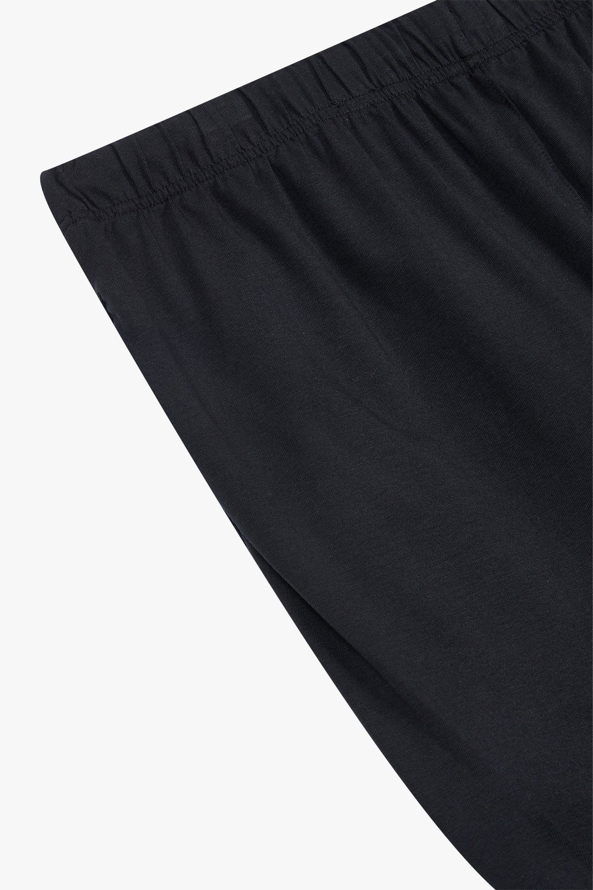 엠포리오 아르마니 언더웨어(EMPORIO ARMANI UNDERWEAR) 남성 아웃라인 이글 라운지 조거 팬츠_블랙 0814332026