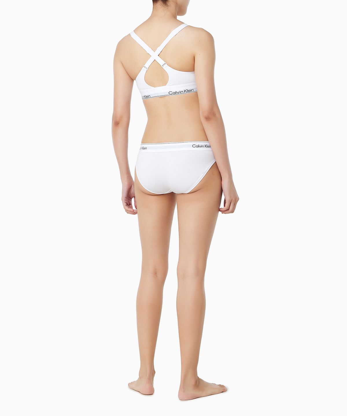 캘빈클라인 언더웨어(CALVIN KLEIN UNDERWEAR) 여성 아이콘 코튼 모달 리프트 브라렛_QF8500AD100