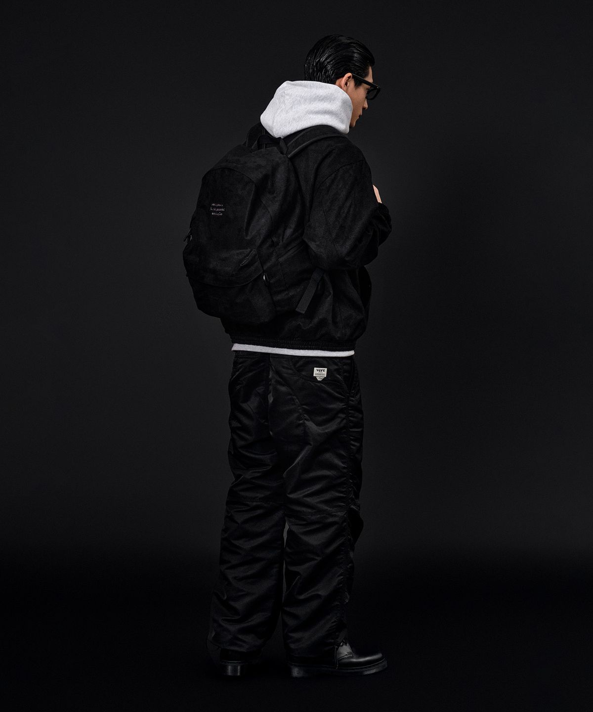 디미토(DIMITO) FOUND STONE BACKPACK BLACK
