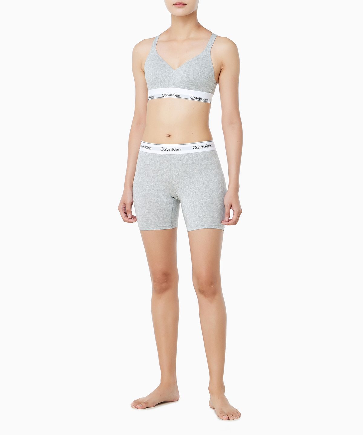 캘빈클라인 언더웨어(CALVIN KLEIN UNDERWEAR) 여성 아이콘 코튼 모달 리프트 브라렛_QF8500ADP7A