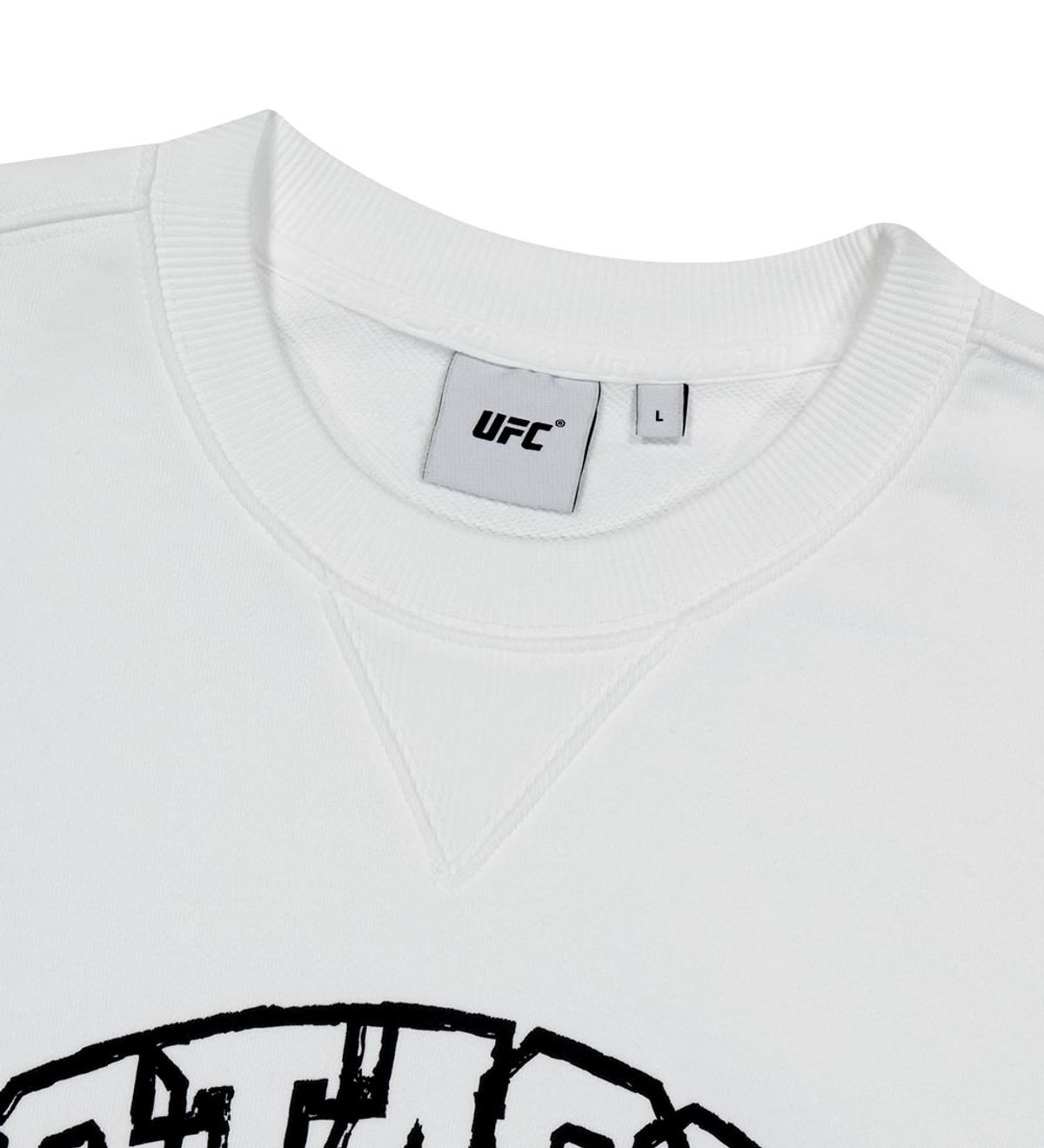 유에프씨 스포츠(UFC SPORT) UFC 옥타곤 릴렉스핏 맨투맨 오프화이트 U2SWV3301OW