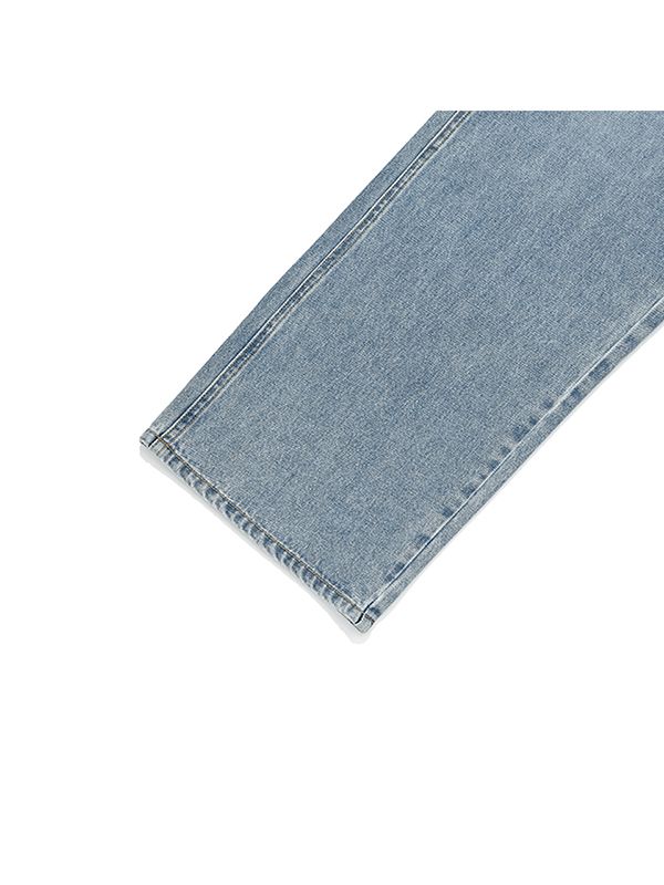 ★2024SS★KIRSH★CHERRY DAMAGE WASHING WIDE-FIT DENIM PANTS CHERRY DAMAGE WASHING WIDE DENIM-FIT PANTS [BLUE] - KIRSH