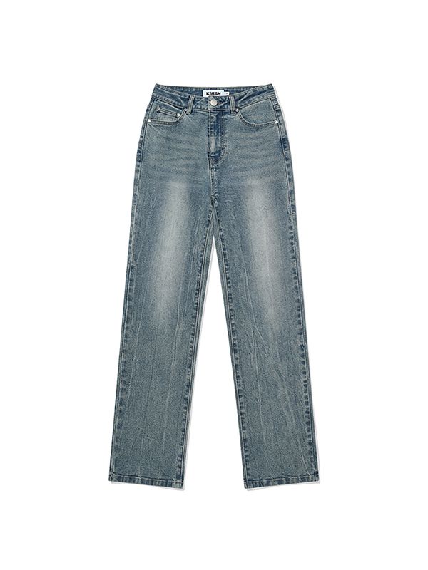 ★KIRSH★ Cherry Slim Fit Denim Pants Blue MUSINSA | KIRSH Cherry Slim Fit Denim Pants [Blue]