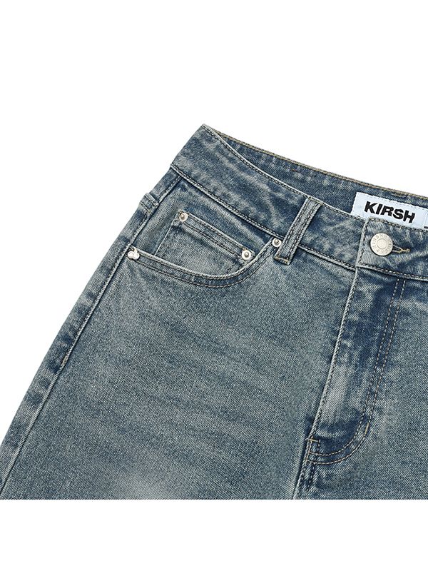 MUSINSA | KIRSH Cherry Span Slim Fit Denim Pants [Blue]