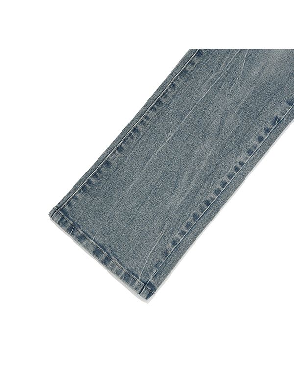 ★24-25FW新作★KIRSH★CHEEKCHECK SLIM-FIT SPAN PANTS MUSINSA | KIRSH Cherry Span Slim Fit Denim Pants [Blue]