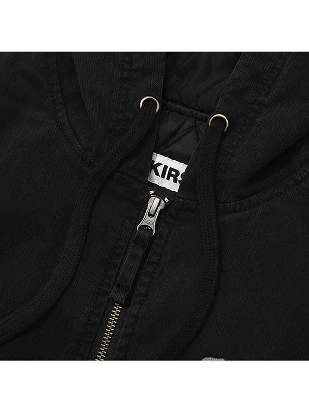 키르시(KIRSH) 데님 퀼팅 자켓 [블랙]