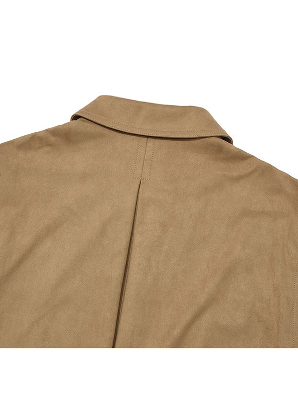 MUSINSA | KIRSH Collection Suede Shirring Jacket [Light Beige]