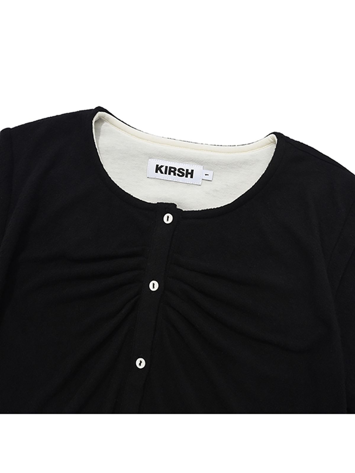 키르시(KIRSH) 체리 니트라이크 가디건 [블랙]