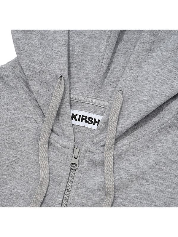 アウターその他 KIRSH Applique hooded zip-up melange gray KKSSCJJ502MGYM MUSINSA | KIRSH Wording Applique Hooded Zip-Up [Melange Grey]