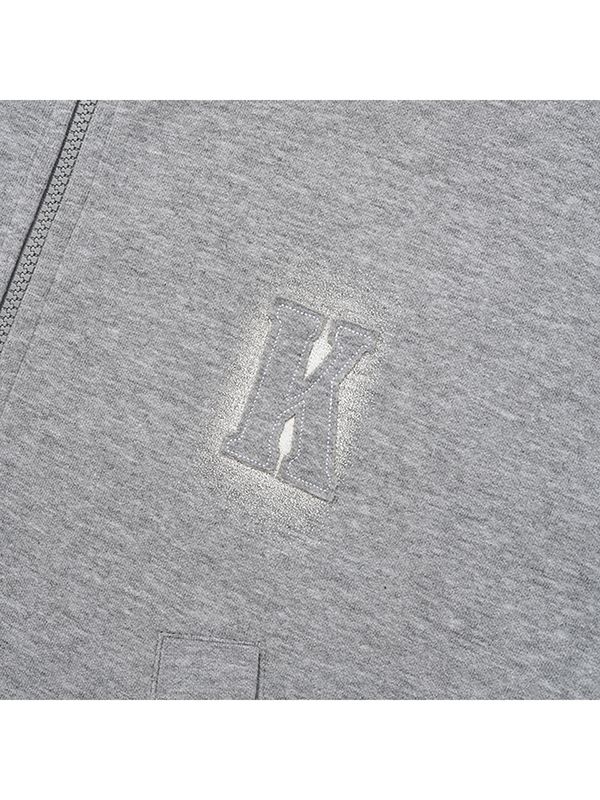 アウターその他 KIRSH Applique hooded zip-up melange gray KKSSCJJ502MGYM MUSINSA | KIRSH Applique hood zip-up [melange gray]