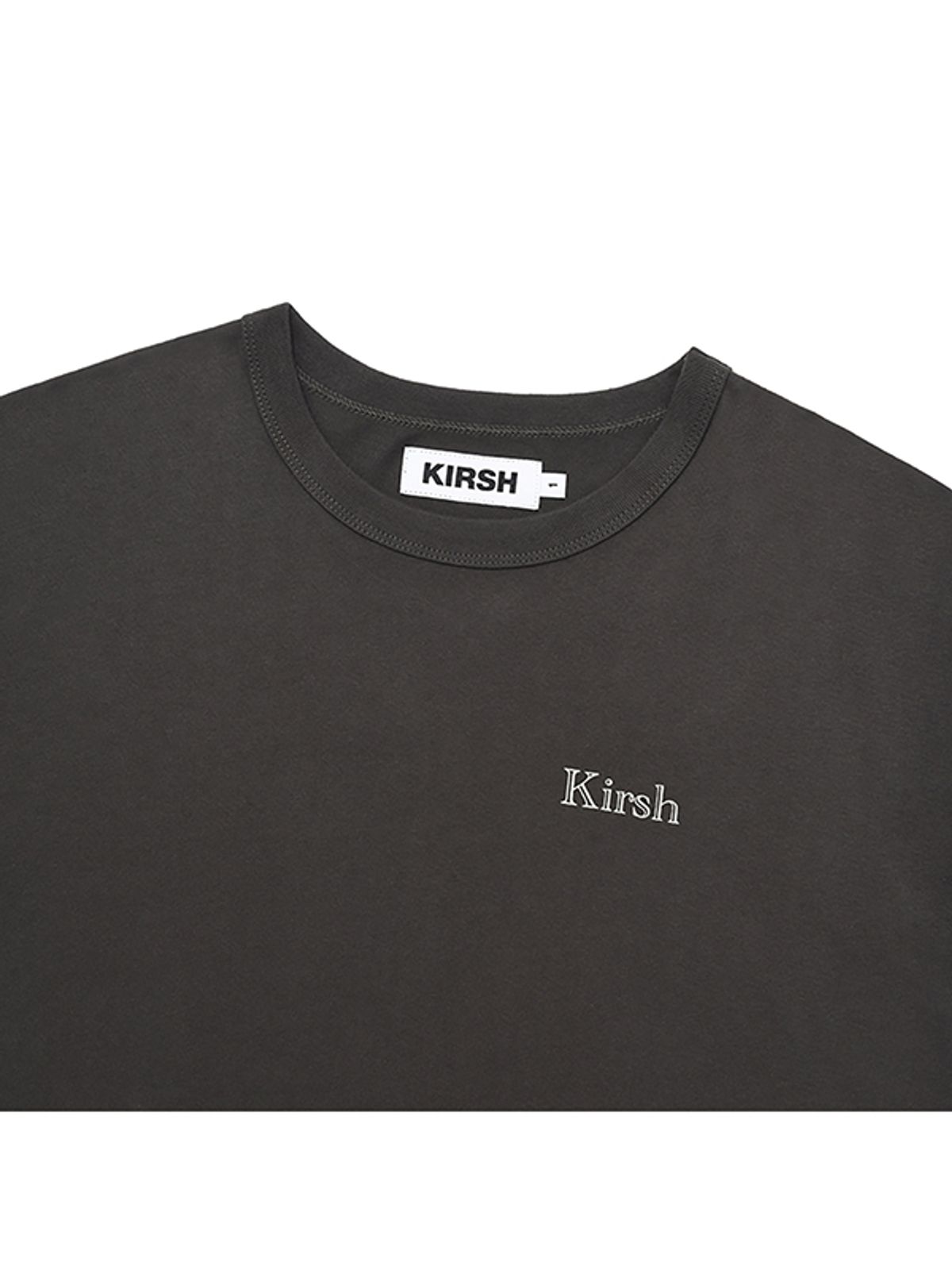 키르시(KIRSH) 북클럽 그래픽 롱슬리브 [차콜]