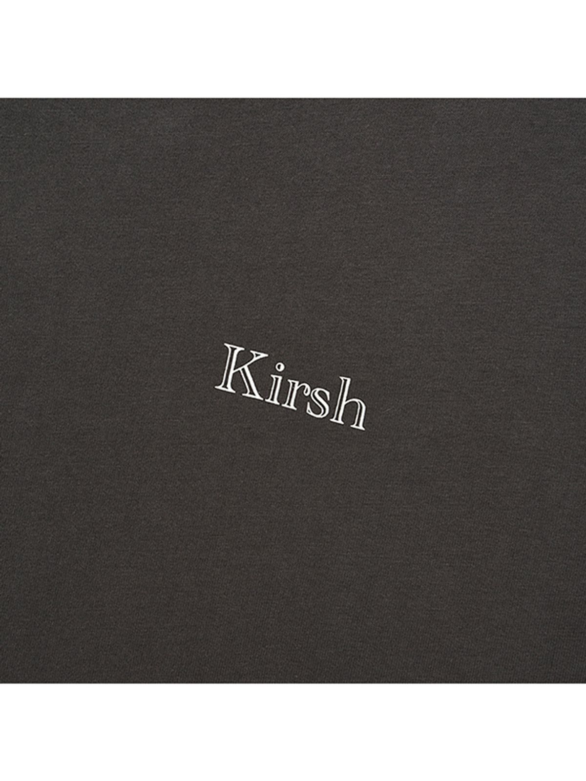 키르시(KIRSH) 북클럽 그래픽 롱슬리브 [차콜]