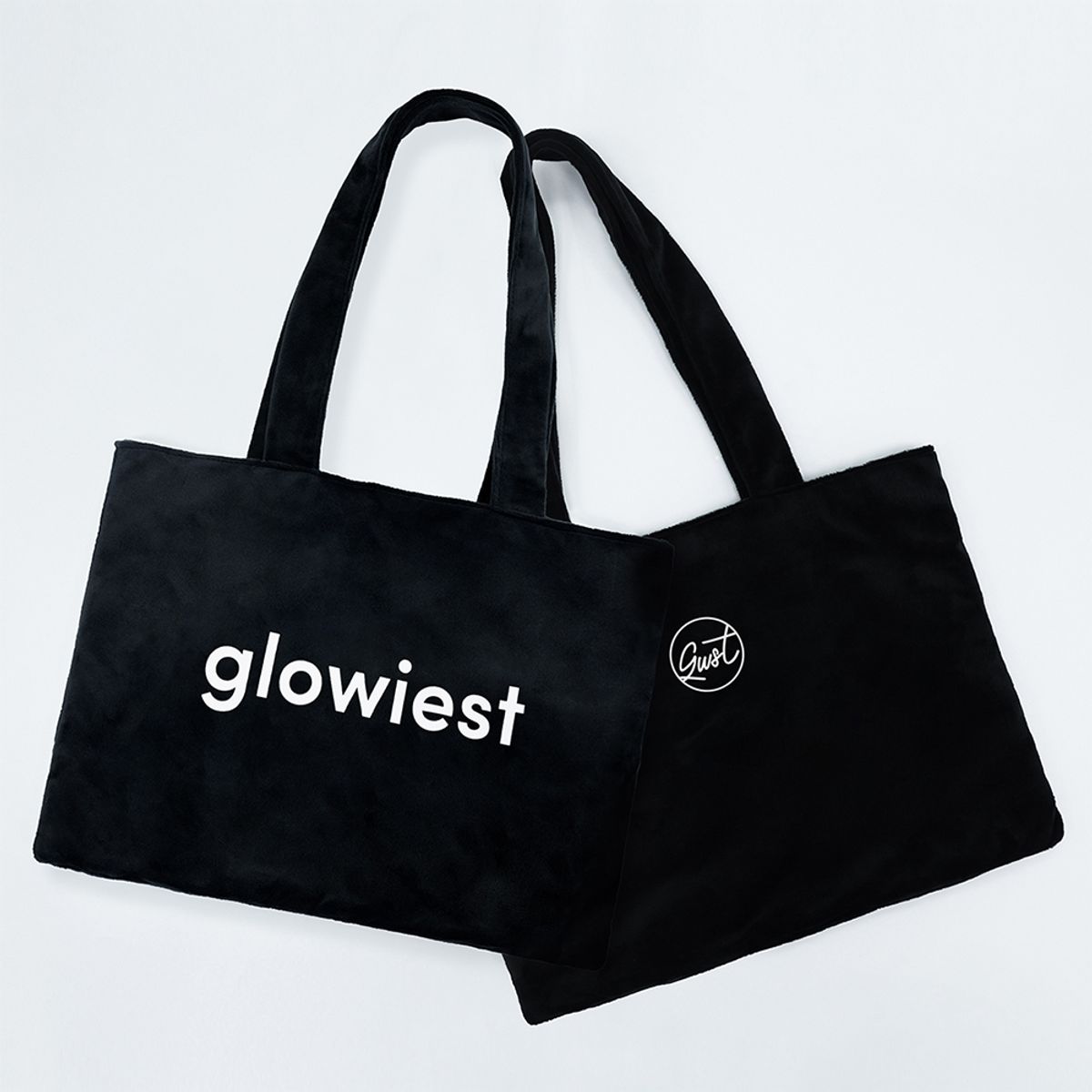 글로이스트(GLOWIEST) 에센셜 벨벳 데일리 토트백