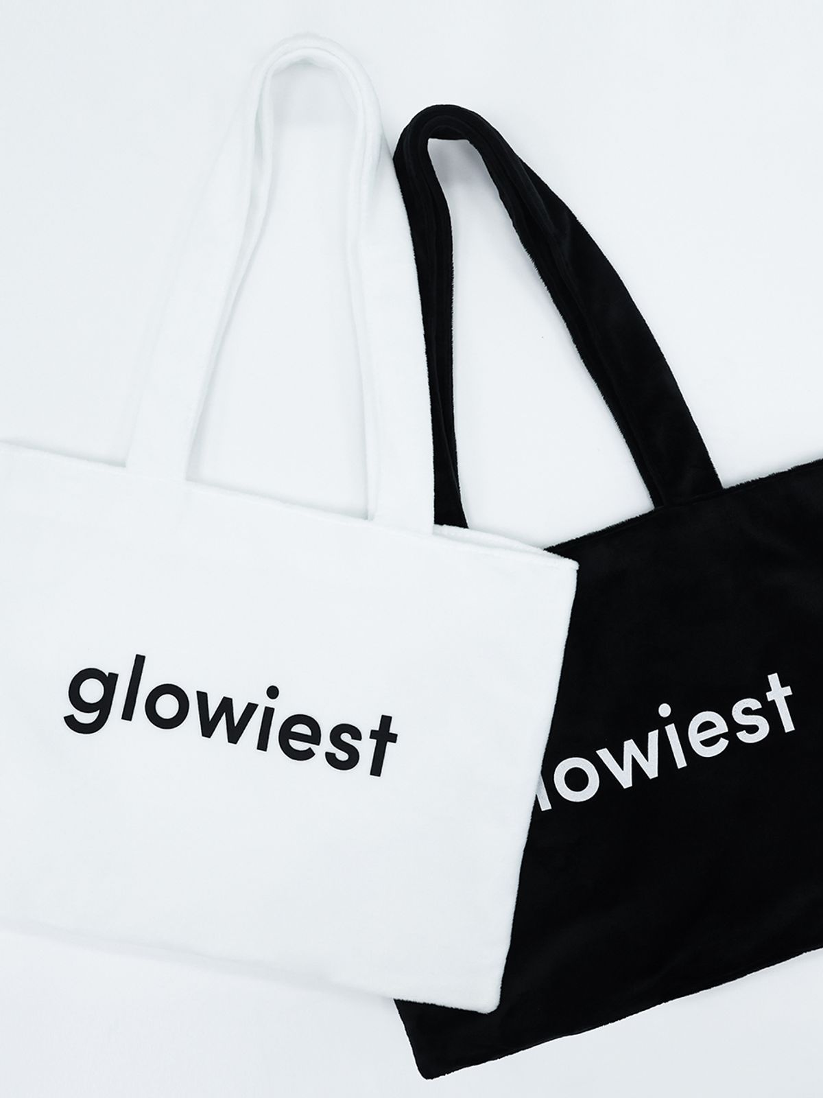 글로이스트(GLOWIEST) 에센셜 벨벳 데일리 토트백