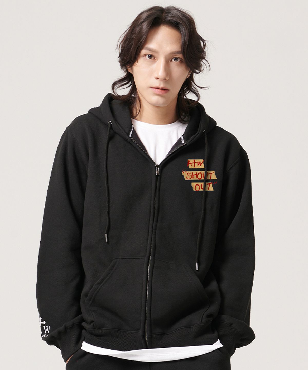 아티스트웨어(ARTISTWEAR) [ATW] 샤라웃 후드집업