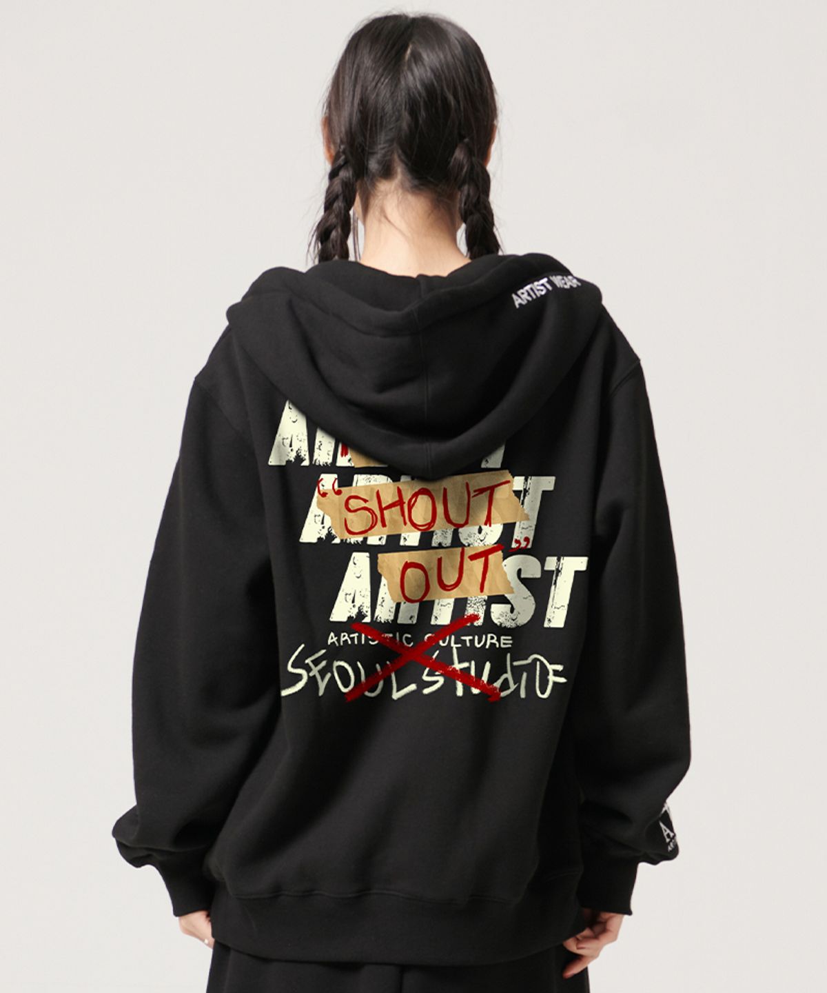 아티스트웨어(ARTISTWEAR) [ATW] 샤라웃 후드집업