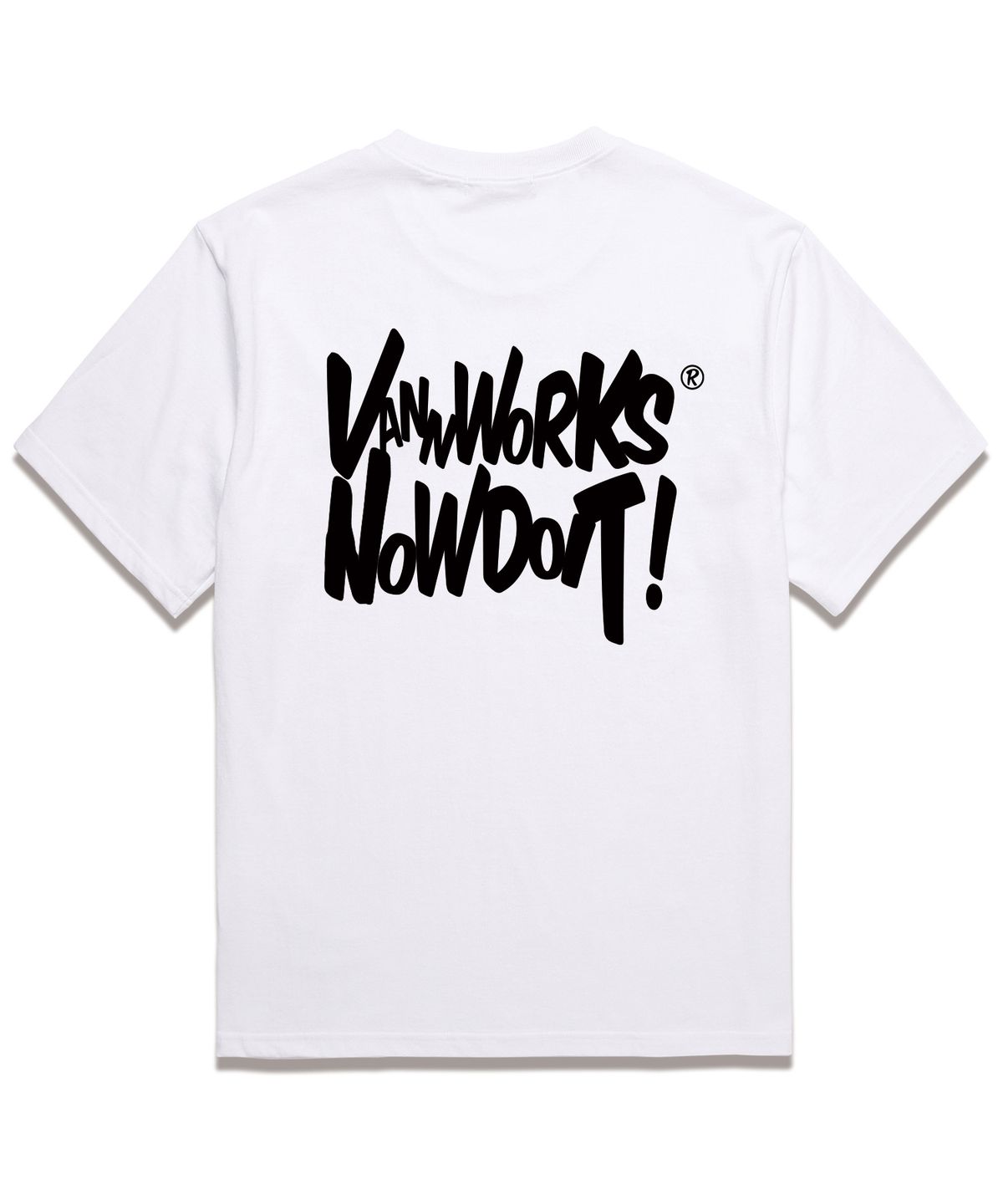 밴웍스(VANNWORKS) NOW DOIT 오버핏 반팔 티셔츠 (VS0119) 화이트