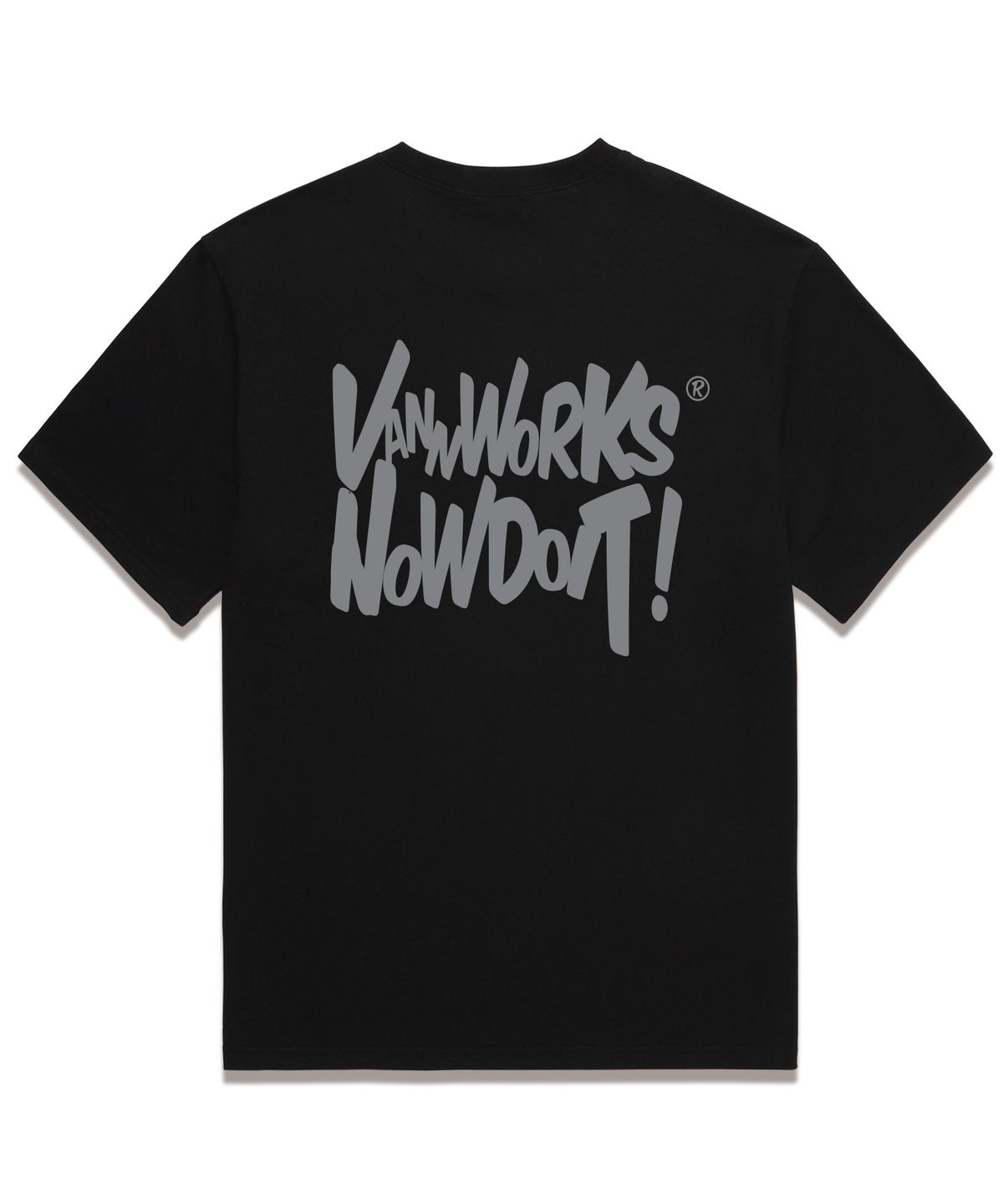 밴웍스(VANNWORKS) NOW DOIT 오버핏 반팔 티셔츠 (VS0119) 블랙