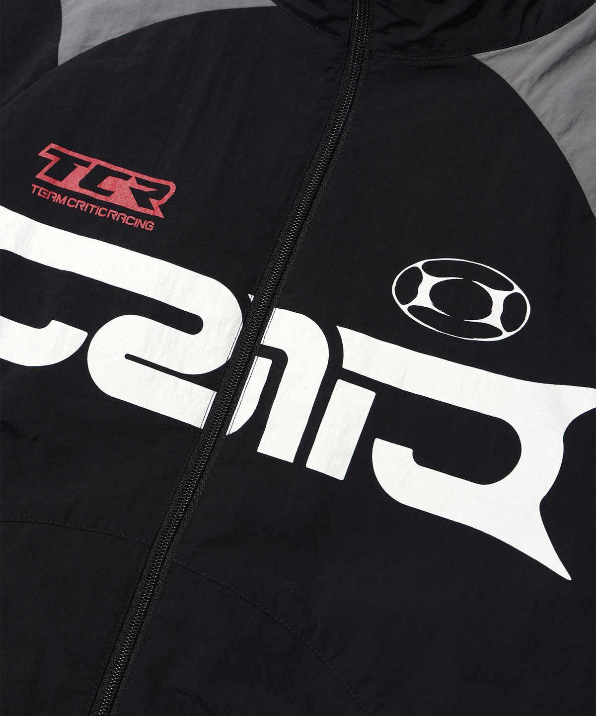 크리틱(CRITIC) TCR RACING LOGO SET UP JACKET BLACK