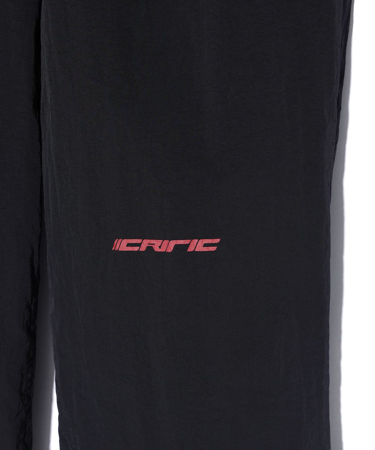 크리틱(CRITIC) TCR RACING LOGO SET UP PANTS BLACK