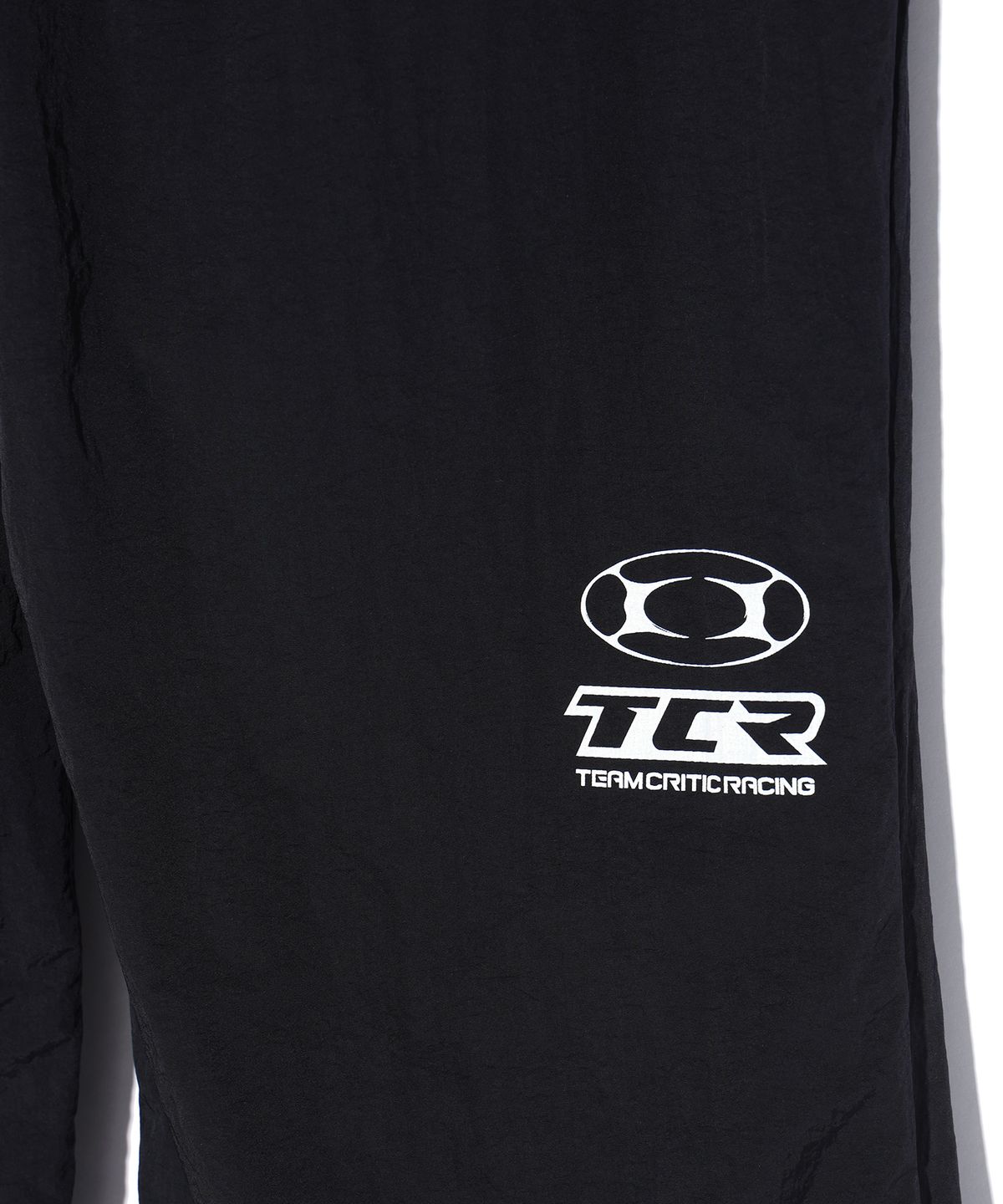 크리틱(CRITIC) TCR RACING LOGO SET UP PANTS BLACK