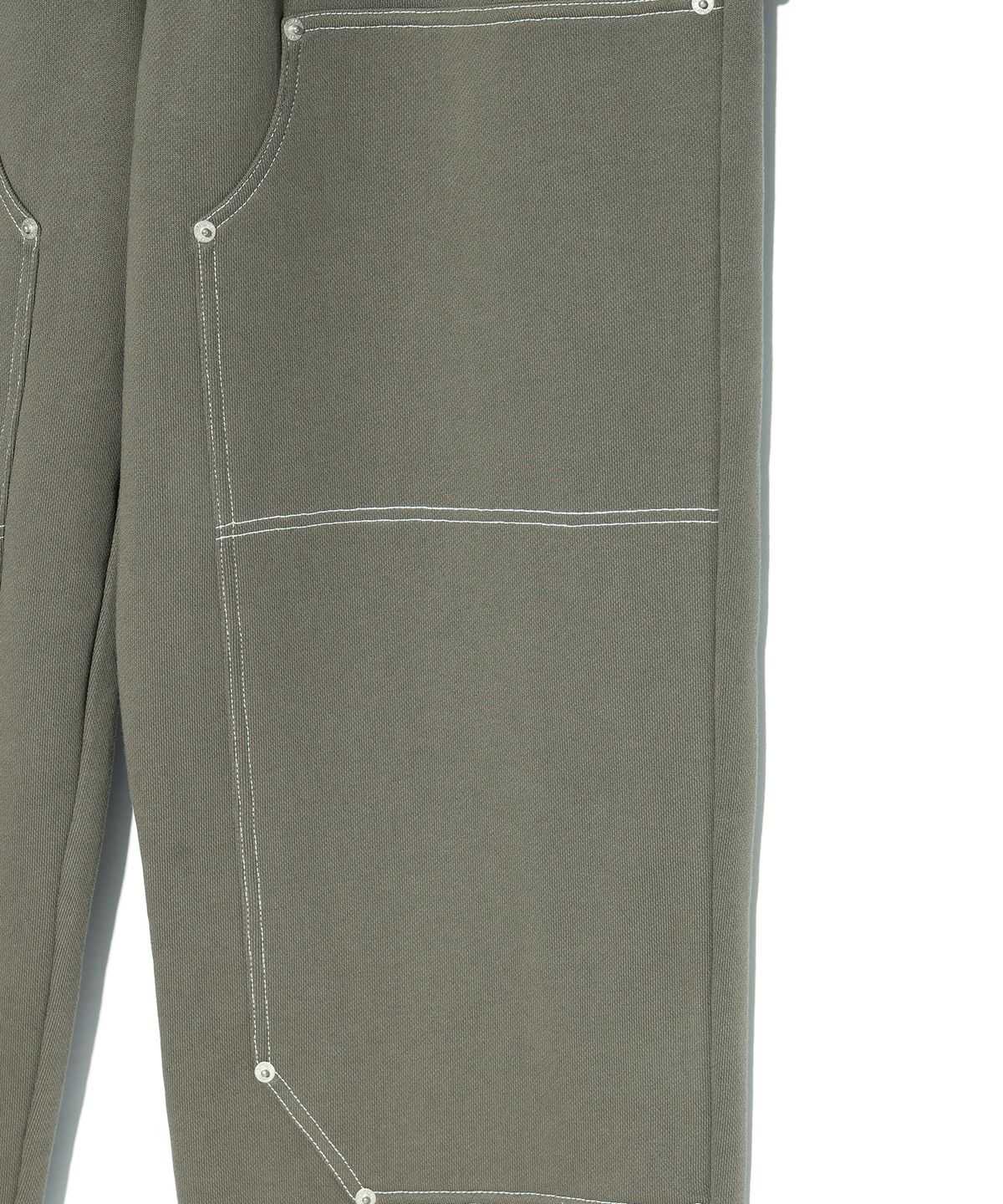 크리틱(CRITIC) DOUBLE KNEE SWEATPANTS KHAKI