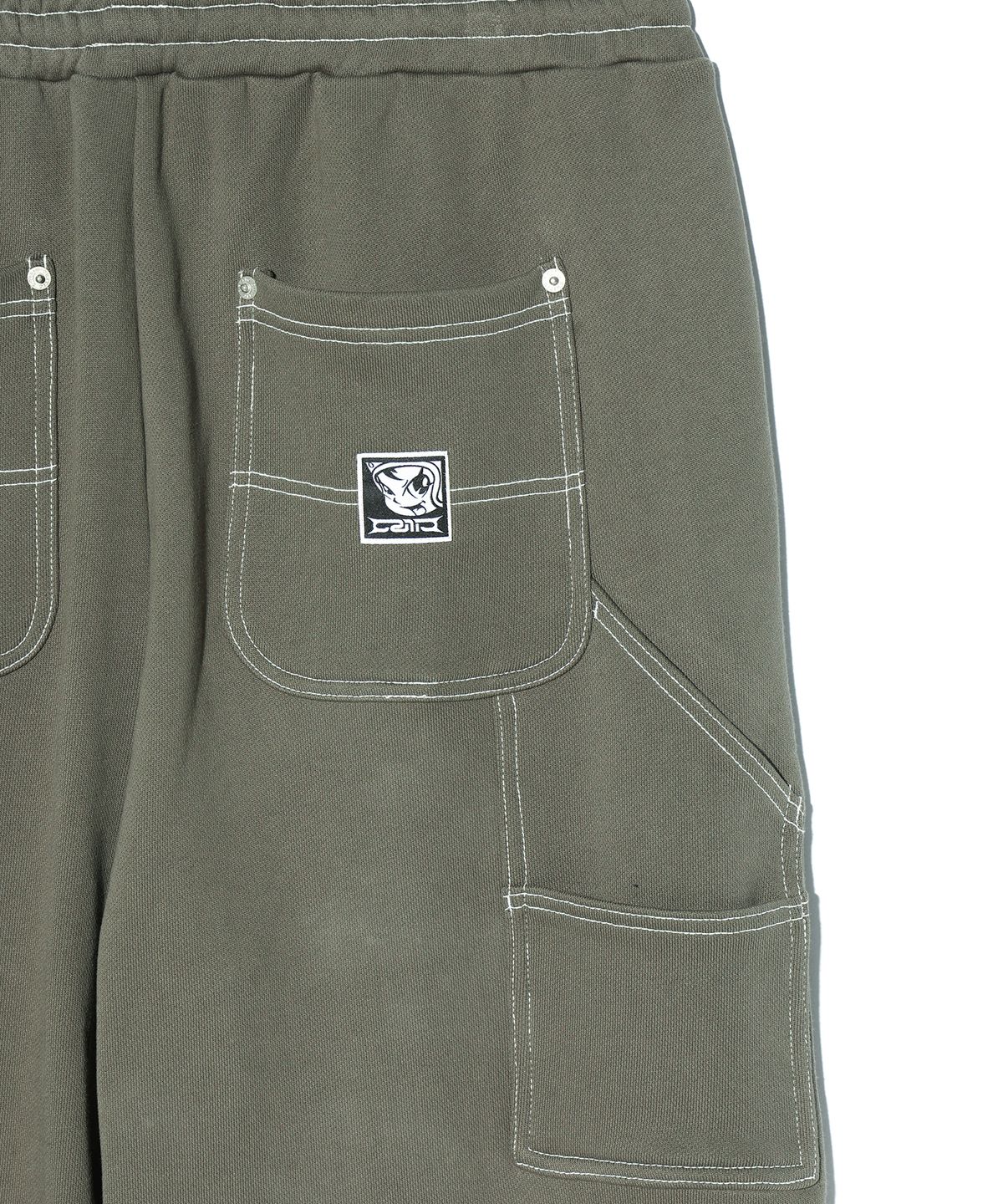 크리틱(CRITIC) DOUBLE KNEE SWEATPANTS KHAKI