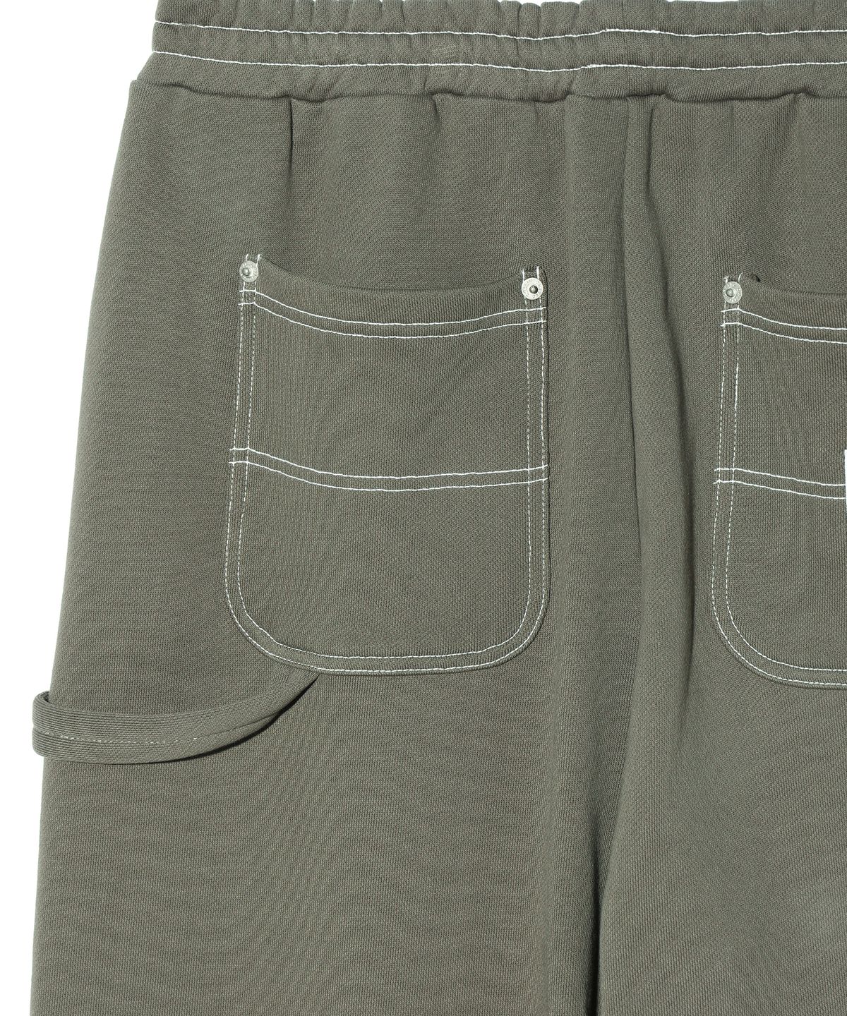 크리틱(CRITIC) DOUBLE KNEE SWEATPANTS KHAKI