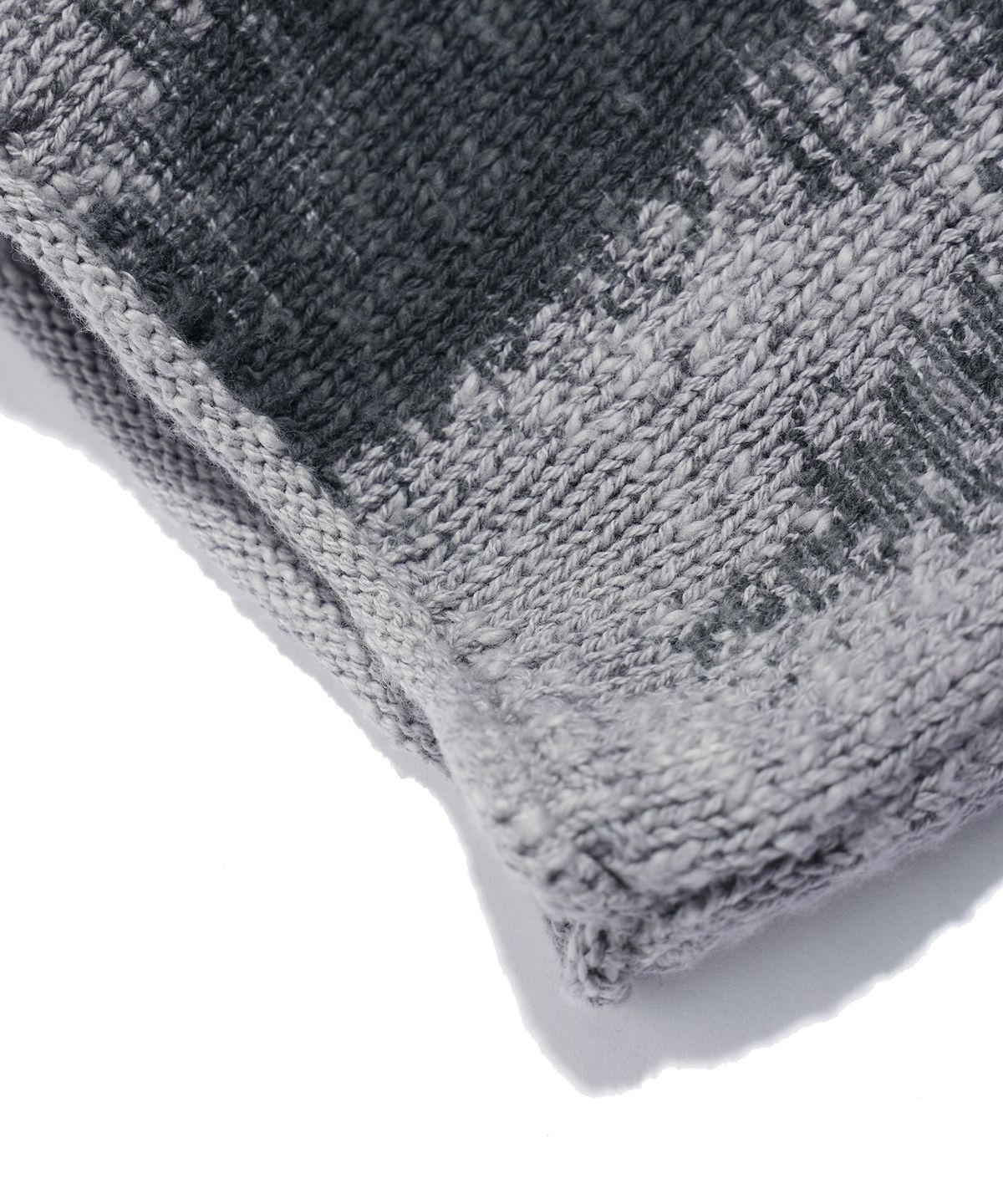 크리틱(CRITIC) VINTAGE WORMHOLE LONG SLEEVE KNIT GREY