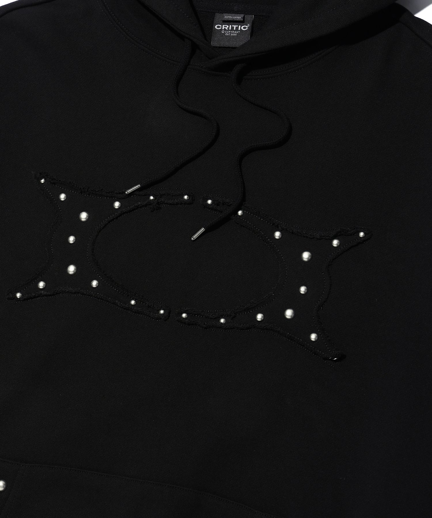 ◆24AW CRITIC WORMHOLE STUD HOODIE/2色◆ MUSINSA | CRITIC WORMHOLE STUD HOODIE GREY