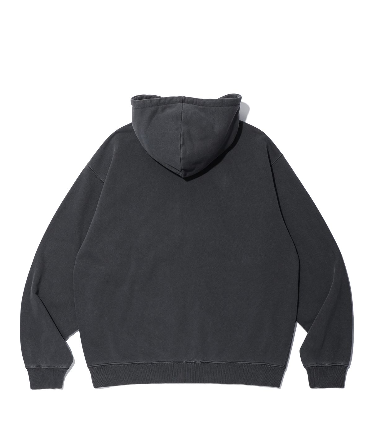 크리틱(CRITIC) PIGMENT GHOST HOODIE ZIP-UP CHARCOAL