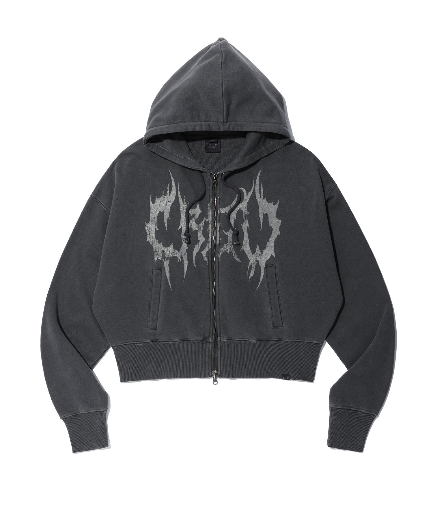 ★CRITIC★PIGMENT GHOST HOODIE ZIP-UP MUSINSA | CRITIC PIGMENT GHOST HOODIE ZIP-UP CHARCOAL