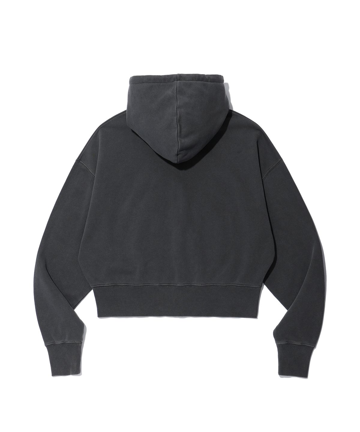 크리틱(CRITIC) PIGMENT GHOST HOODIE ZIP-UP CHARCOAL