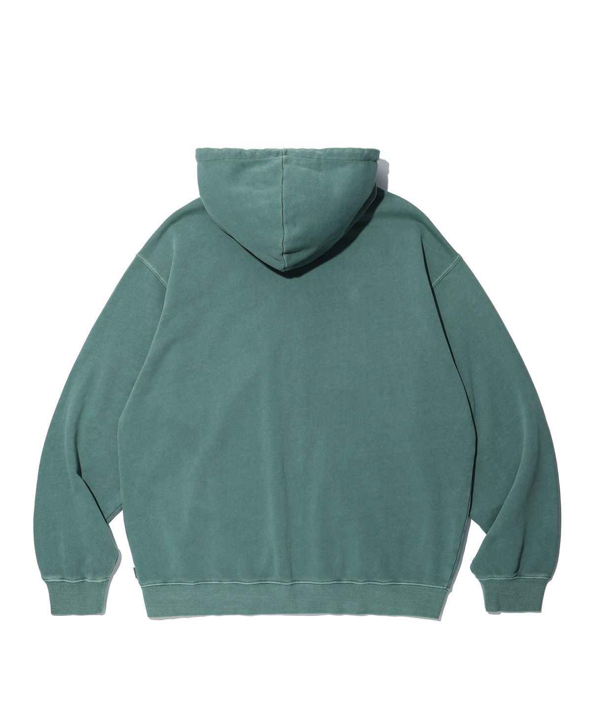 크리틱(CRITIC) PIGMENT GHOST HOODIE ZIP-UP KHAKI
