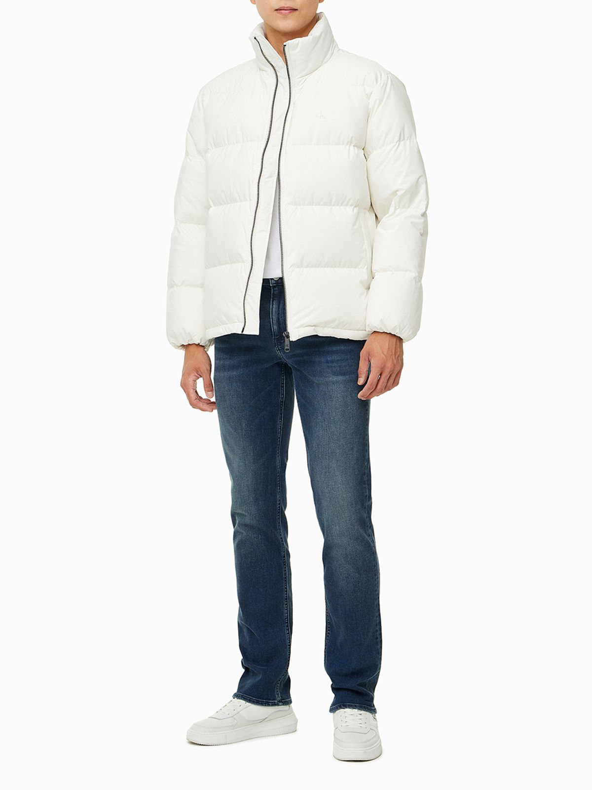 캘빈클라인 진(CALVIN KLEIN JEANS) 남성 베이직 에센셜 다운 푸퍼 자켓  J326958 YBI