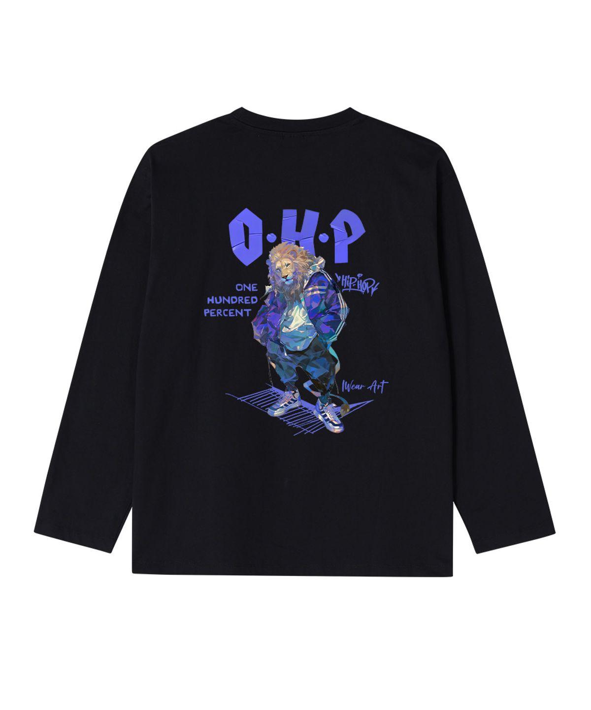 원헌드레드퍼센트(OHP) OHPxHARMONIA4 b블루 트랙자켓 베이직 긴팔티셔츠