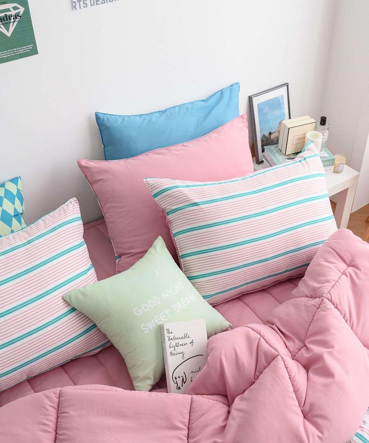 샤이닝홈(SHININGHOME) 더블리 펑키 소프트마이크로 베개커버 50x70 2color