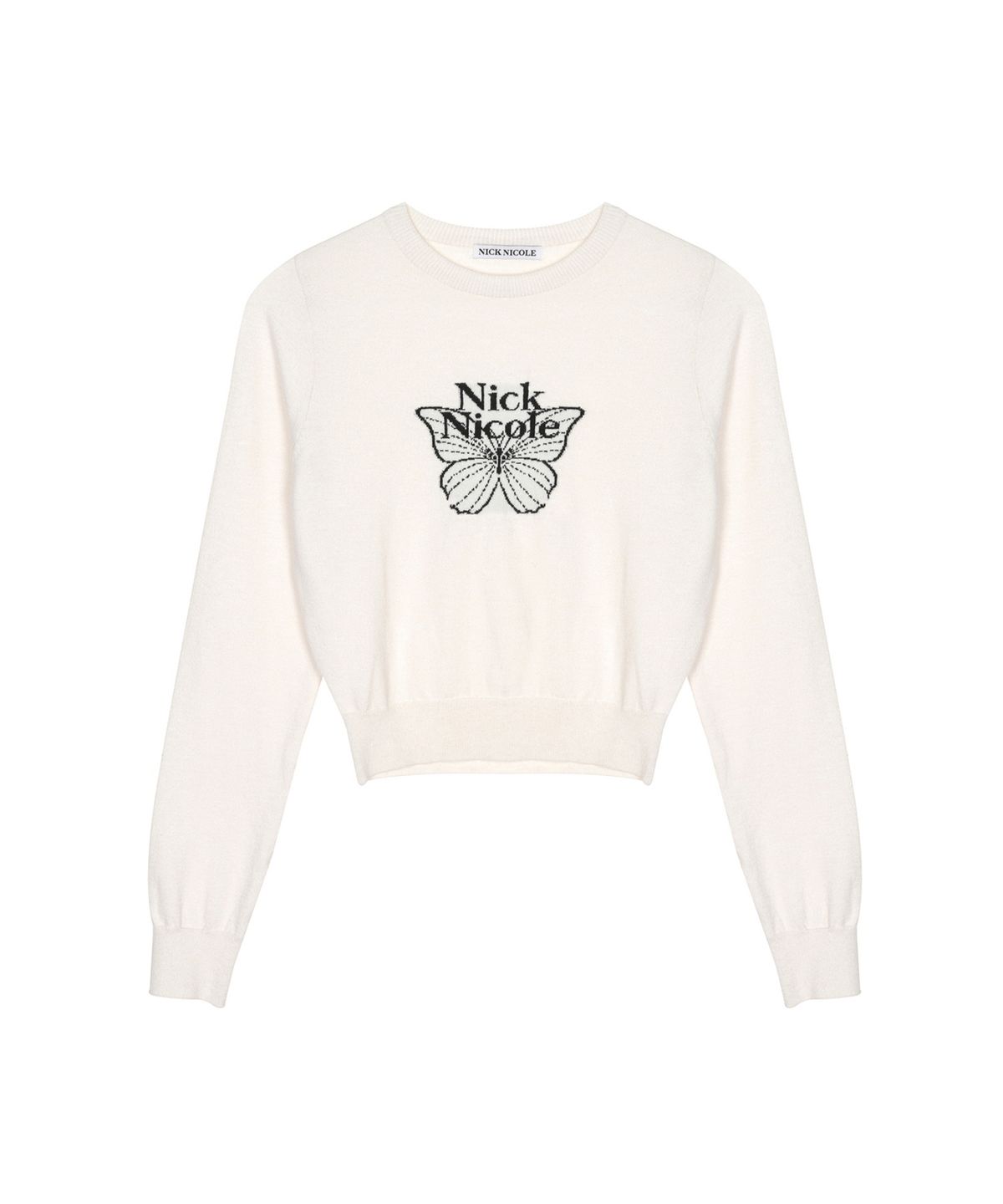 닉앤니콜(NICK&NICOLE) MINI BUTTERFLY SIGNATURE SLEEVE KNIT_9 COLOR