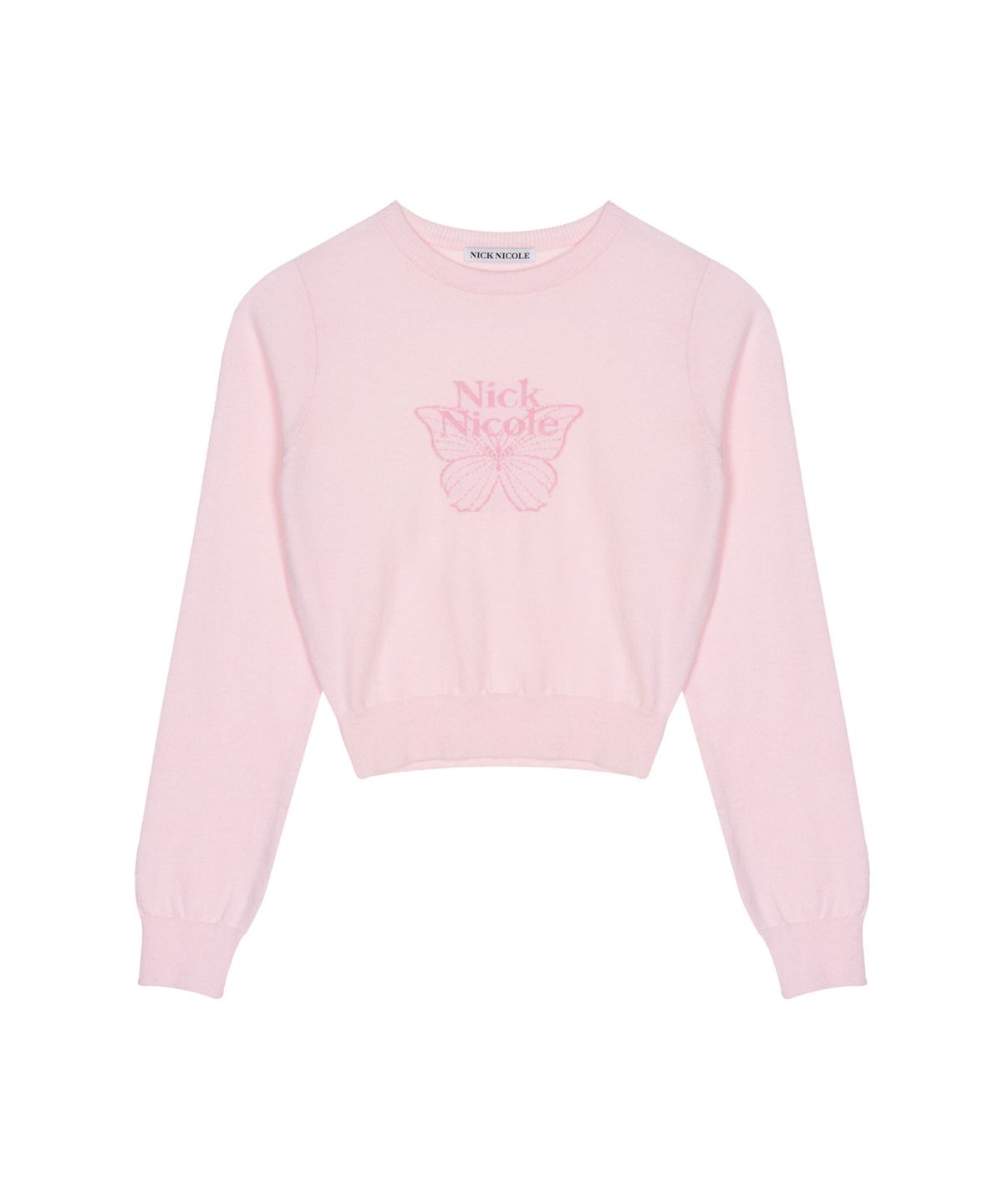 닉앤니콜(NICK&NICOLE) MINI BUTTERFLY SIGNATURE SLEEVE KNIT_9 COLOR