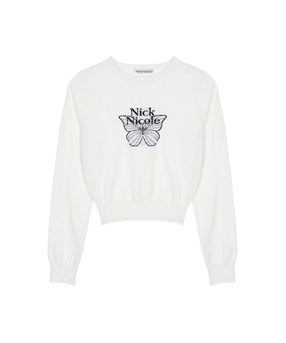 닉앤니콜(NICK&NICOLE) MINI BUTTERFLY SIGNATURE SLEEVE KNIT_9 COLOR