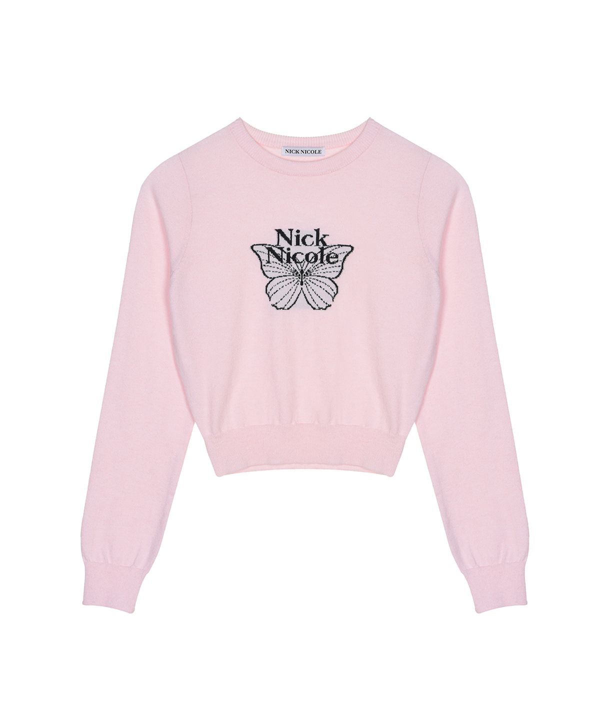 닉앤니콜(NICK&NICOLE) MINI BUTTERFLY SIGNATURE SLEEVE KNIT_9 COLOR