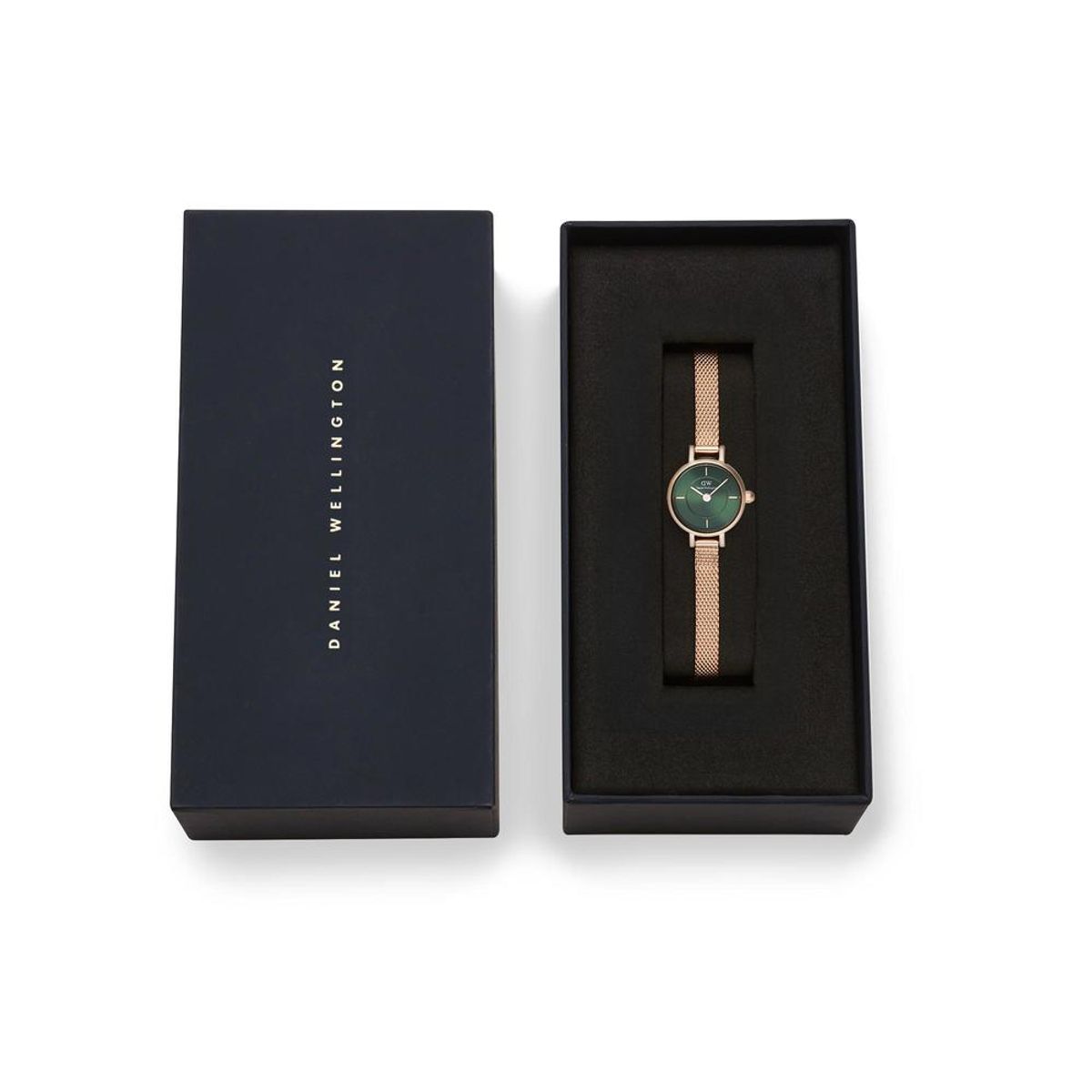 다니엘 웰링턴(DANIEL WELLINGTON) PETITE MINI MELROSE EMERALD 그린다이얼 여성패션시계