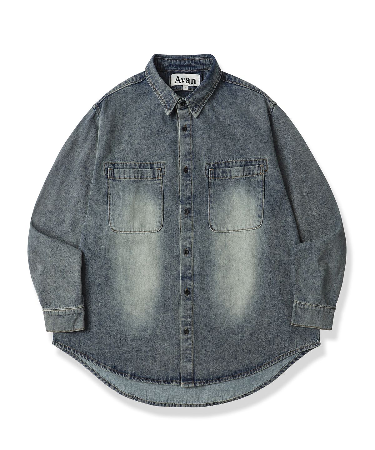 어반드레스(AVANDRESS) Calm Stone Denim Shirt - 3COL