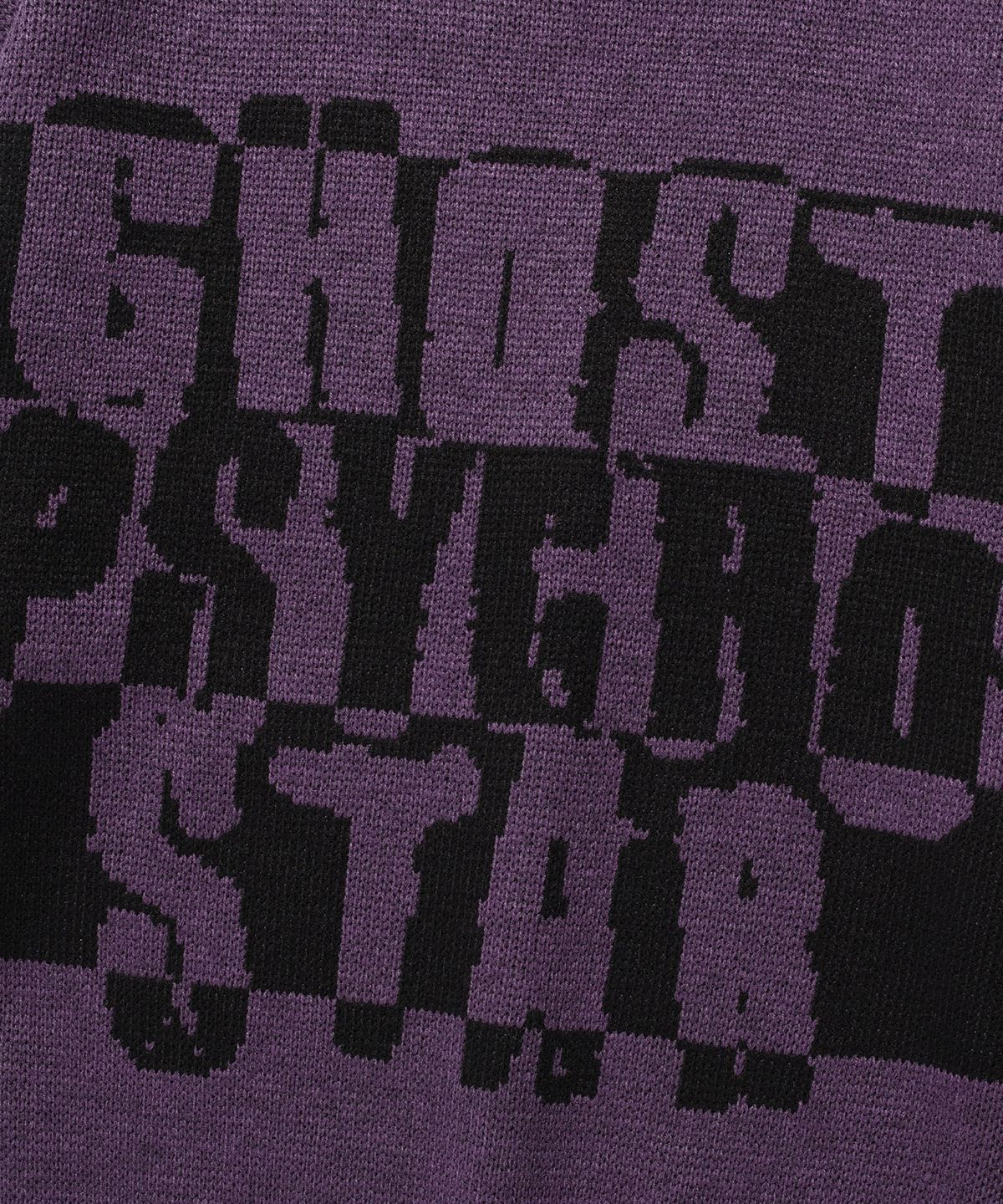 나이스고스트클럽(NICEGHOSTCLUB) STRIPE PSYCHO KNIT_PURPLE(NG2EFUK600A)