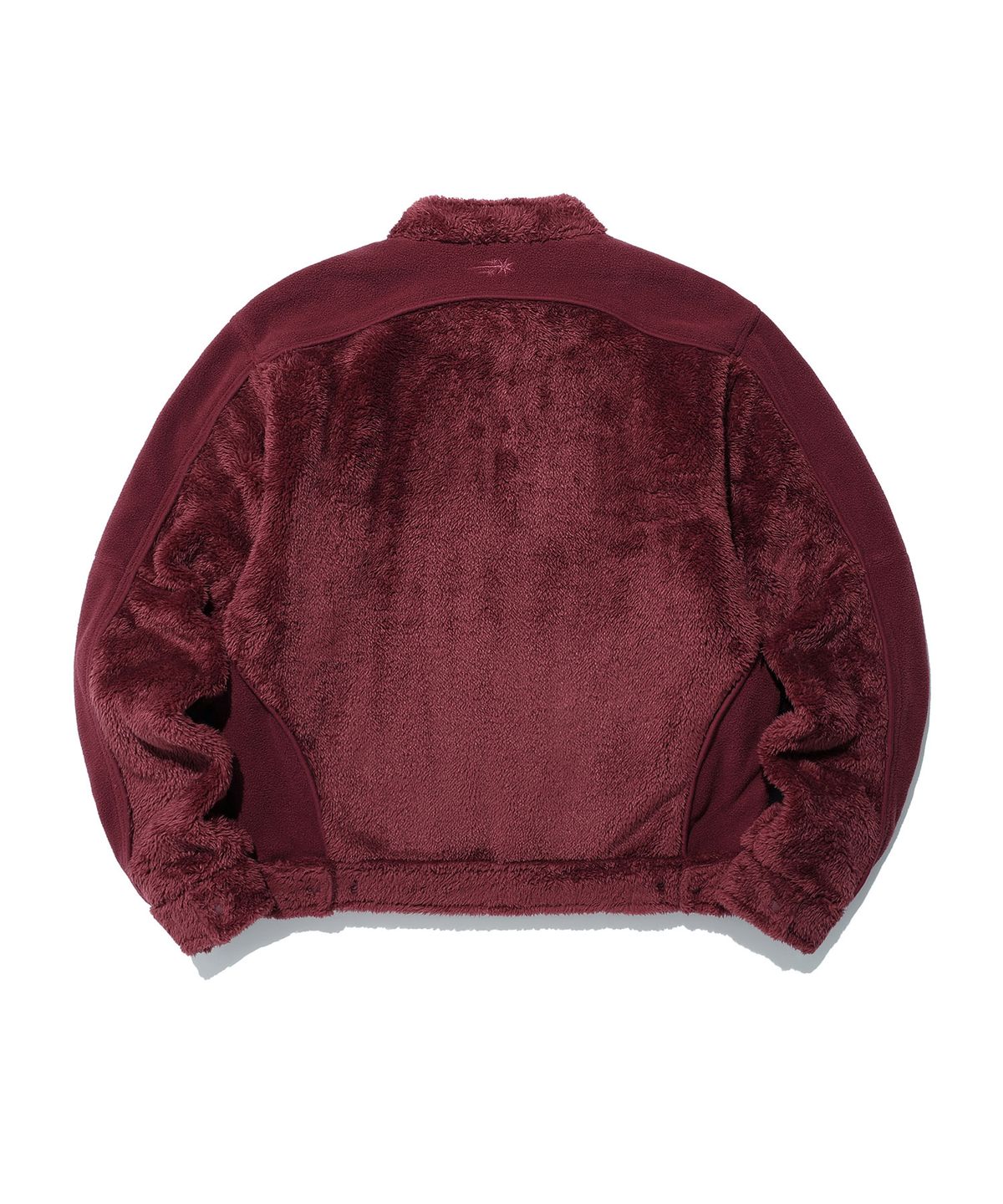 나이스고스트클럽(NICEGHOSTCLUB) FLEECE RACING JACKET_BURGUNDY(NG2EFUB932A)