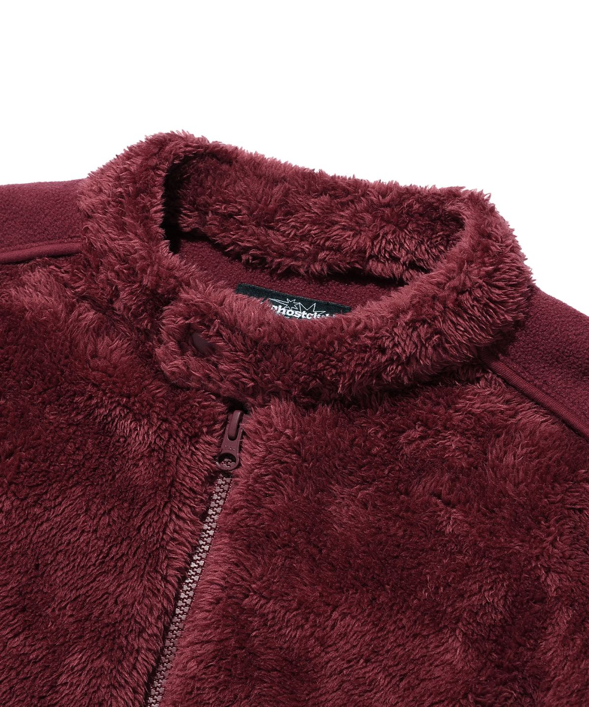 나이스고스트클럽(NICEGHOSTCLUB) FLEECE RACING JACKET_BURGUNDY(NG2EFUB932A)