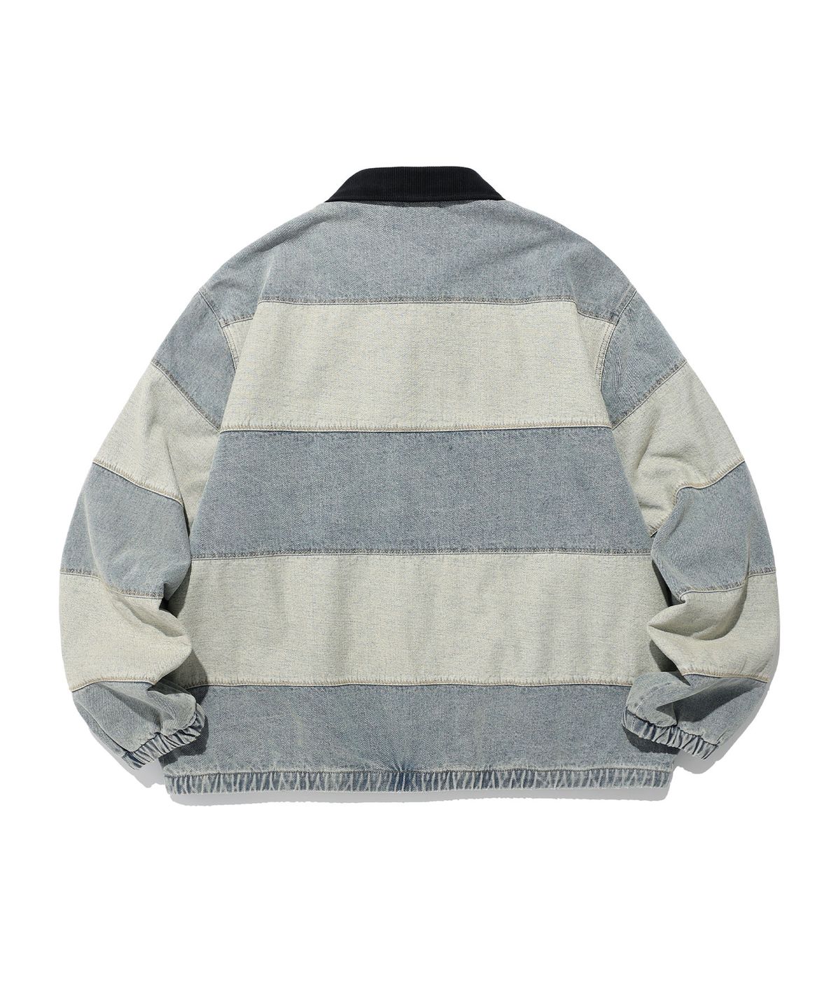 나이스고스트클럽(NICEGHOSTCLUB) DENIM PANEL QUILTING JACKET_BLUE(NG2EFUD110A)