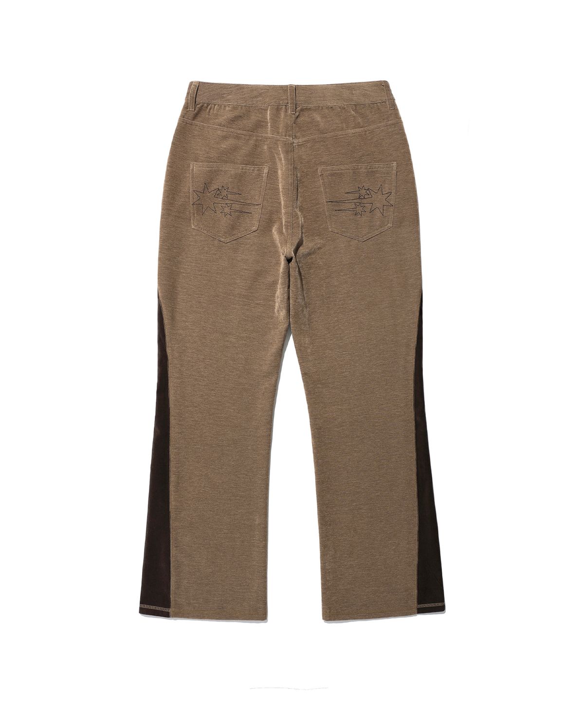 나이스고스트클럽(NICEGHOSTCLUB) VELOUR BOOTSCUT PANTS_BROWN(NG2EFUPA11A)