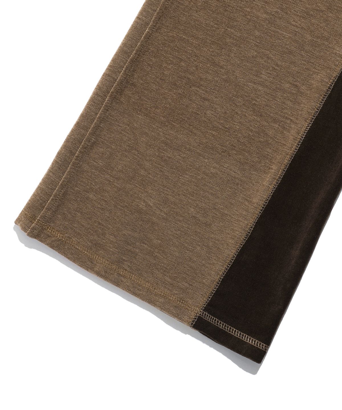 나이스고스트클럽(NICEGHOSTCLUB) VELOUR BOOTSCUT PANTS_BROWN(NG2EFUPA11A)